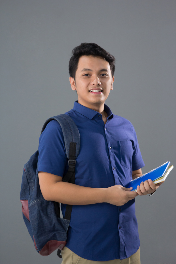 Asian Young male student